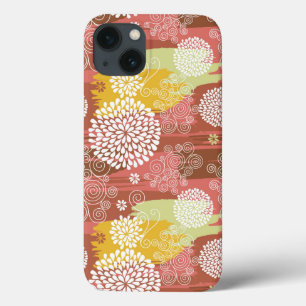 iPhone 13 Case Schéma floral 2