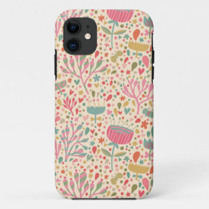 Etui iPhone Case-Mate Schéma floral clair