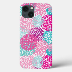iPhone 13 Case Schéma floral lumineux 2