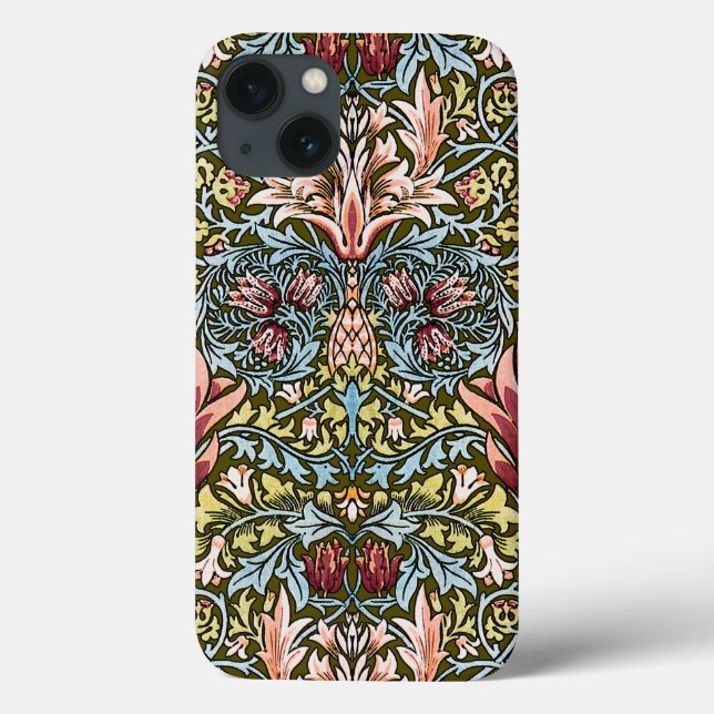 Coques Case-Mate iPhone Schéma floral William Morris Snakeshead (Verso)