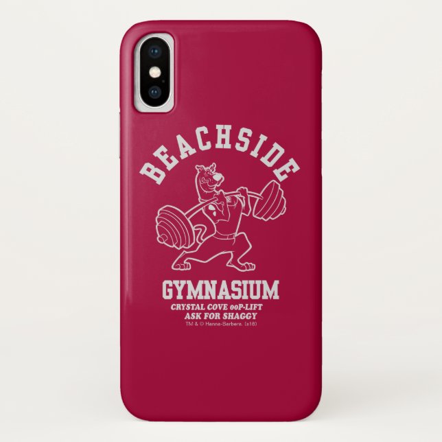 Coques Case-Mate iPhone Scooby-Doo "Beachside Gymnasium" Weightlifting (Dos)