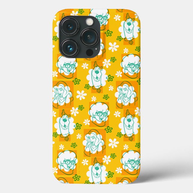 Coques Case-Mate iPhone Scooby-Doo | Modèle floral de caractère (Verso)