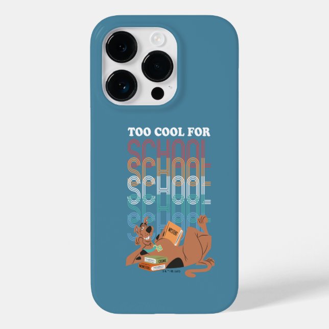 Coques Case-Mate iPhone Scooby Doo Trop Cool Pour L'École (Verso)