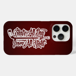 Coque iPhone 15 Pro Score toute la nuit (Hockey)