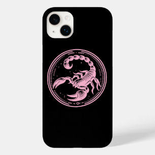 Coque Pour iPhone 14 Plus Scorpion rose Astrologie Signe du zodiaque Scorpio