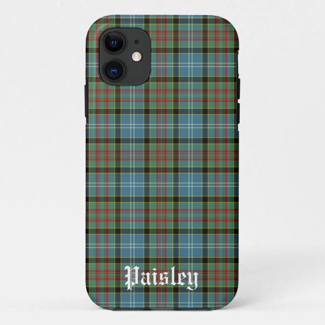 Coques Case-Mate iPhone Scotland Paisley District Tartan Personnalisé (Dos)
