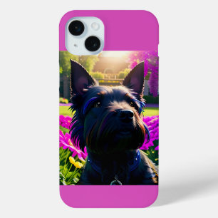 Coque iPhone 15 Mini Scottie Terrier Puppy