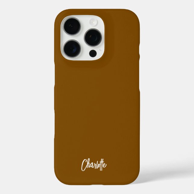 Coques Case-Mate iPhone Script manuscrit moderne personnalisé (Verso)