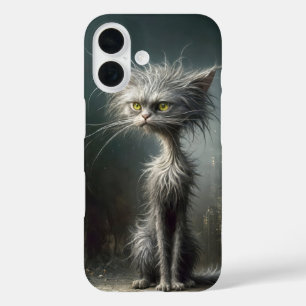 Coques iPhone 16 Scruffy City Street Cat