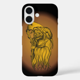 Coques iPhone 16 Scythe man - La mort