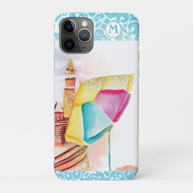 Coques Case-Mate iPhone *~* Sea Beach Umbrella Sand Castle (Dos)