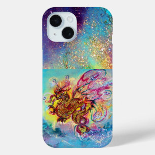 Coque Pour iPhone 15 SEA DRAGON Aqua Imaginaire bleu