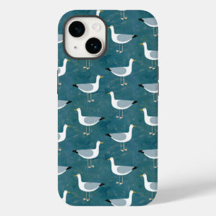 Coque Pour iPhone 14 Seagull Turquoise