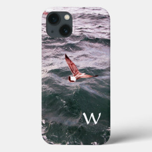 COQUES POUR iPhone SEAGULL VOL AU-DESSUS DU MONOGRAM DES VAGES
