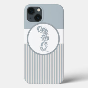 Etui iPhone Case-Mate Seahorse Bleu Classique Nautique Élégant