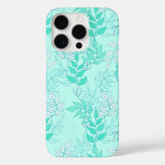 Coques iPhone 16 Pro Seamless pattern featuring interconnected leafy br