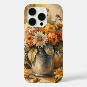 Coques iPhone 16 Pro Seau avec Floral d'automne