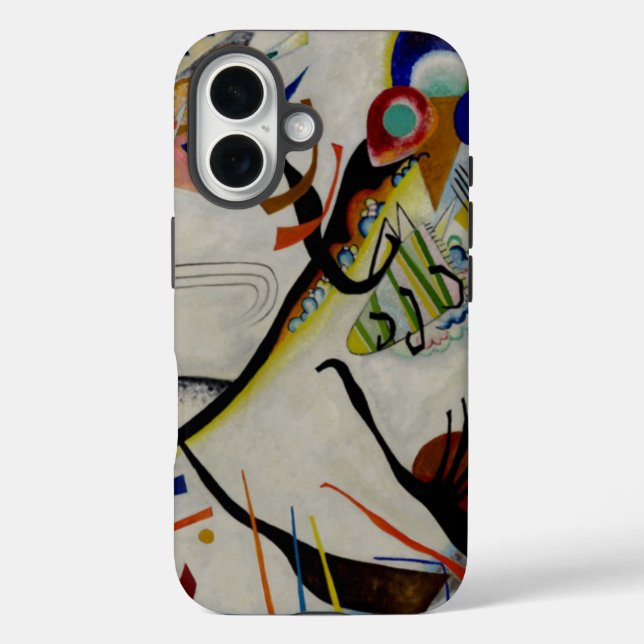 Coques Case-Mate iPhone Segment bleu Kandinsky (Verso)