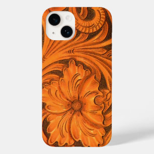 Coque Pour iPhone 14 Selle de Cheval Faux Floral