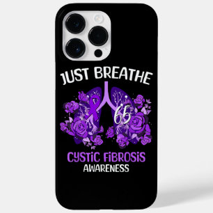 Coque Pour Pour iPhone 14 Pro Max Sensibilisation à la fibrose kystique Just Breathe