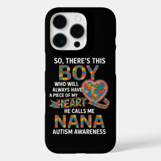 Coques iPhone 16 Pro Sensibilisation à l'autisme Nana Puzzle Cœur Cadea