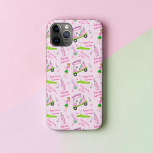 Case-Mate iPhone Case Sensibilisation au cancer du sein Swing Pink Golfe
