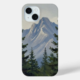 Coque Pour iPhone 15 Sentinelles silencieuses de la crête alpine