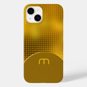 Coque Pour iPhone 14 Séquence d'or Monogramme Coque-coque iphone Mate