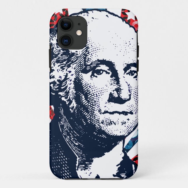 Coques Case-Mate iPhone séquin george washington (Dos)
