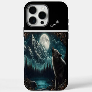 Coques iPhone 16 Pro Max Serenade au clair de lune de Wolf