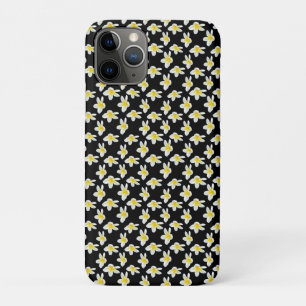 Case-Mate iPhone Case Sérénade Printemps : Frangipanis Jaune Sur Noir,