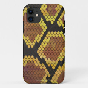Etui iPhone Case-Mate Serpent Brown et impression or
