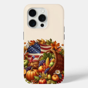 Coque iPhone 15 Pro Serre de dinde américaine/américaine/Thanksgiving