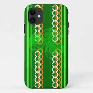 Coques Pour iPhone Shamrock Knot Stripes par Kenneth Yoncich