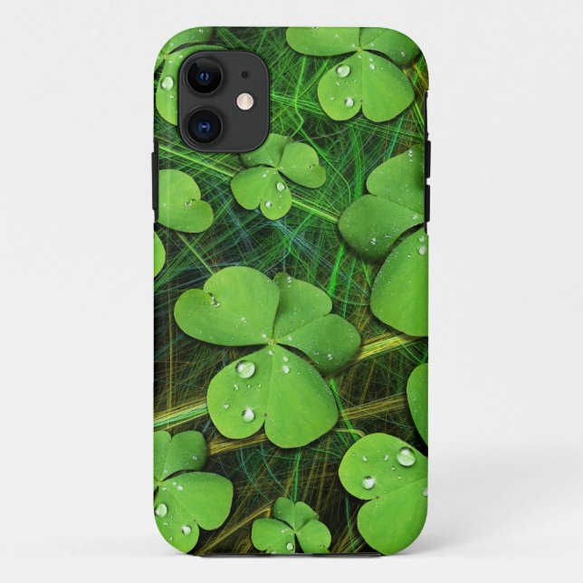 Coques Case-Mate iPhone Shamrock vert St Patrick iPhone 5 Coque-Mate (Dos)