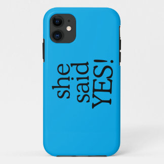 Case-Mate iPhone Case She Said Yes!!!!! | Engagement Celebration Design