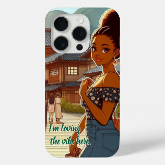 Coque iPhone 15 Pro She Walks Through the Sunset