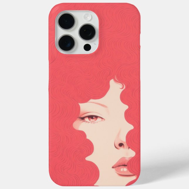 Coques Case-Mate iPhone Sheik Veil of Pink Waves Woman Revealed  (Verso)