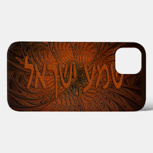 Coques Pour iPhone Shema en bois sculpté Yisrael