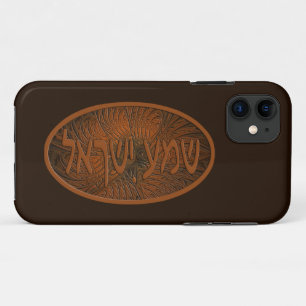Case-Mate iPhone Case Shema en bois sculpté Yisrael
