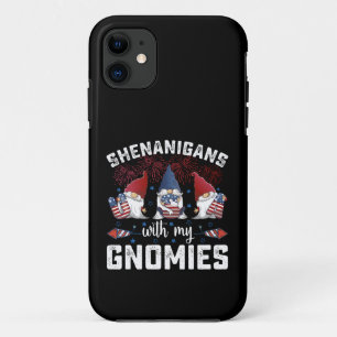 Case-Mate iPhone Case Shenanigans avec mes gnomes États-Unis 4 juillet 