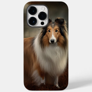 Coque Pour Pour iPhone 14 Pro Max Shetland Sheepdog Halloween Épouvantable