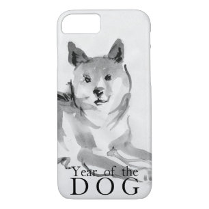 Etui iPhone Case-Mate Shiba Inu Peinture Chien chinois Année 2018 Coque2