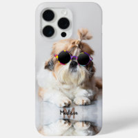 Shih Tzu Cool fun mignon Photo Custom Monogramme