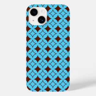 Coque Pour iPhone 14 Shippo bleu et marron