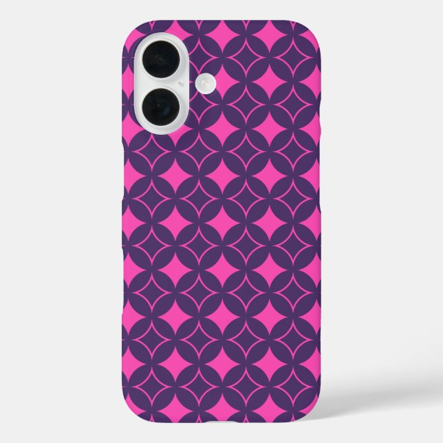Coques Case-Mate iPhone shippo rose et violet (Verso)