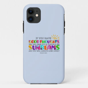 Case-Mate iPhone Case Si Vous Avez De Bonnes Pensées, Ils Brilleront