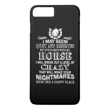 Si vous salissez avec mon cheval