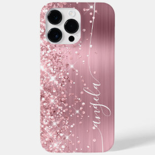 Coque Pour Pour iPhone 14 Pro Max Signature du glamour rose clair