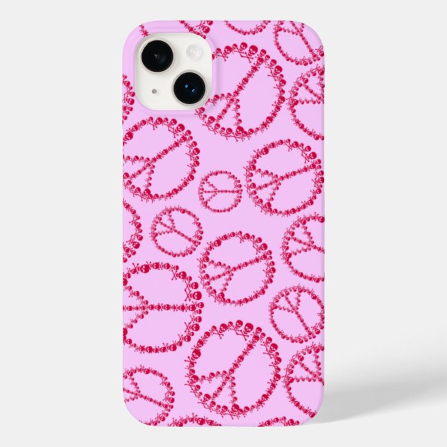 Coques Case-Mate iPhone Signe de paix de Skully (Verso)